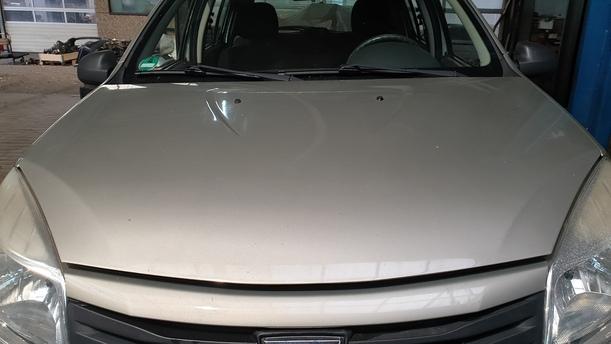 Foto: MOTORHAUBE eines Dacia Sandero 1.2 16V LPG