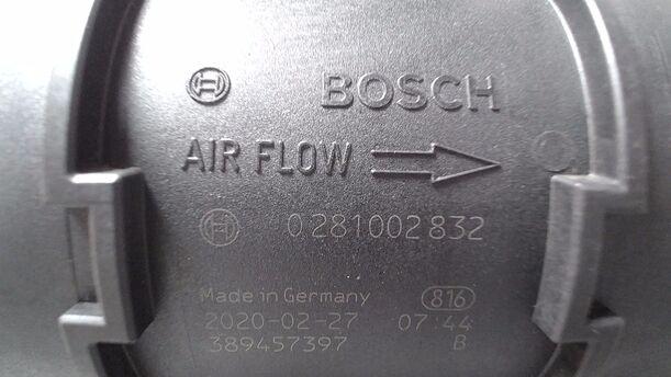 Foto: LUFTMASSENMESSER ( BOSCH ) eines Opel Astra 1.7 CDTI Caravan DPF