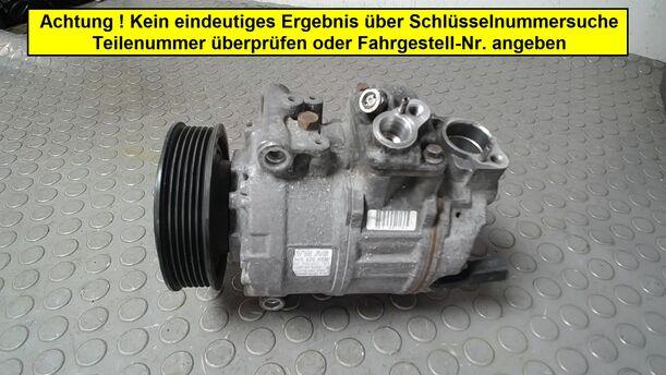 Foto: KOMPRESSOR KLIMAANLAGE/ KLIMAKOMPRESSOR eines VW Golf 1.6 FSI