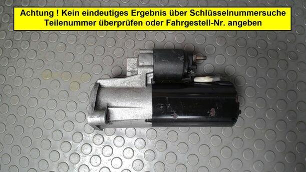 Foto: ANLASSER/ STARTER ( BOSCH ) eines VW Passat Variant 1.9 TDI