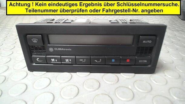 Foto: HEIZUNGSBETÄTIGUNG eines VW Passat Variant 1.9 TDI GL