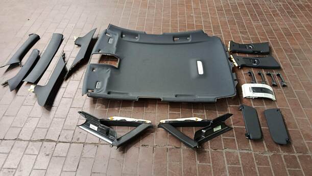 Foto: HIMMEL / INNENVERKLEIDUNG eines Audi A6 2.7 TDI tiptronic quattro GL