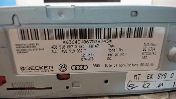 Foto: NAVIGATIONSEINHEIT eines Audi A6 2.7 TDI tiptronic quattro GL
