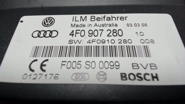Foto: Steuergerät elektr. Handbremse eines Audi A6 2.7 TDI tiptronic quattro GL