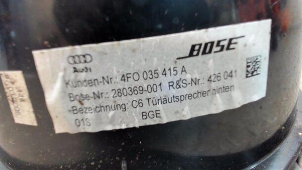 Foto: TIEFTONLAUTSPRECHER BOSE eines Audi A6 2.7 TDI tiptronic quattro GL
