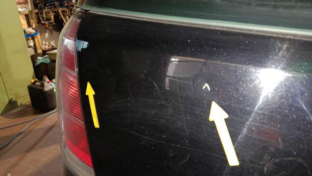 Foto: HECKKLAPPE / HECKDECKEL eines Opel Zafira 1.8 GLS