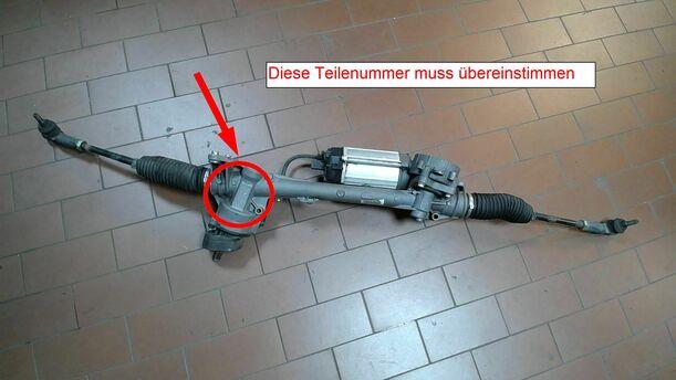 Foto: ELEKTROLENKUNG/ LENKGETRIBE ELEKTRISCH eines VW Golf Variant 1.6 TDI DPF GLS