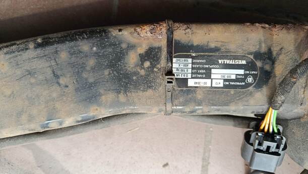 Foto: ANHÄNGERZUGVORRICHTUNG eines Fiat Doblo Cargo DPF GLS