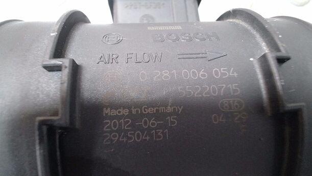 Foto: LUFTMASSENMESSER ( BOSCH ) eines Fiat Doblo Cargo DPF