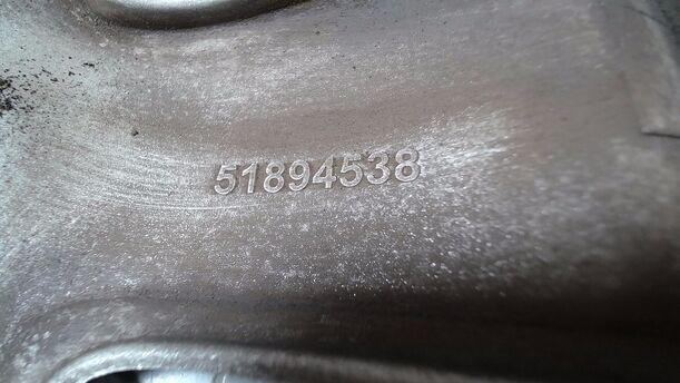 Foto: EINZELNE RADKAPPE/ RADDECKEL 16 ZOLL eines Fiat Doblo Cargo DPF