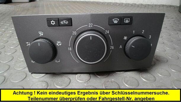 Foto: HEIZUNGSBETÄTIGUNG eines Opel Zafira 1.8