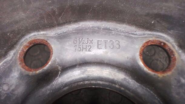 Foto: STAHLFELGE 6,5X15 ET33 eines Audi A4 Avant 1.6