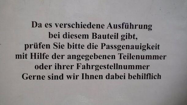 Foto: ACHSSCHENKEL VORN LINKS eines Opel Zafira 1.8