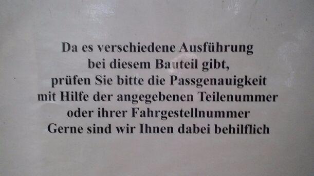 Foto: ANTRIEBSWELLE LINKS ( SCHALTGETRIEBE ) eines Opel Zafira 1.8