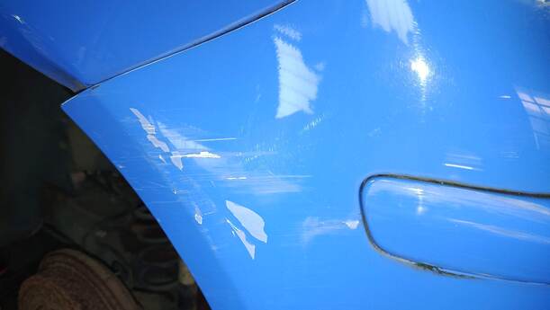Foto: STOSSFÄNGER / STOSSSTANGE HINTEN eines VW Polo 1.2