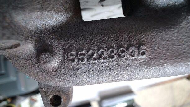 Foto: AUSPUFFKRÜMMER A13DTR eines Fiat Doblo Cargo DPF
