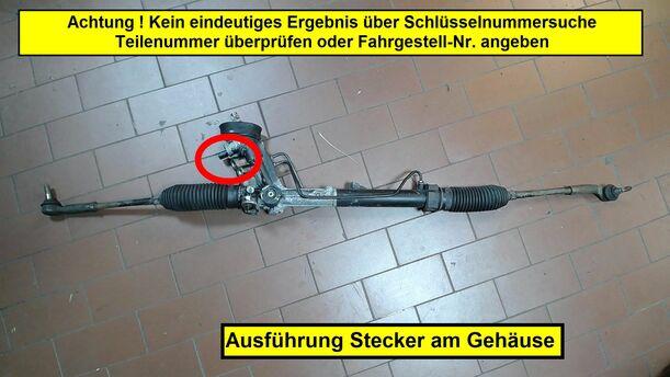 Foto: SERVOLENKUNG/ LENKGETRIEBE eines VW Polo 1.2