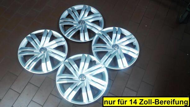 Foto: RADKAPPENSATZ / FELGENABDECKUNGEN 14 ZOLL eines VW Polo 1.0 Trendline