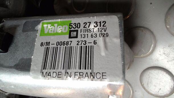 Foto: SCHEIBENWISCHERMOTOR HINTEN ( VALEO ) eines Opel Corsa 1.2 16V CL