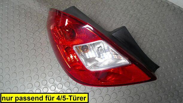 Foto: HECKLEUCHTE/ RÜCKLEUCHTE LINKS ( 4/5 TÜRER ) eines Opel Corsa 1.2 16V CL