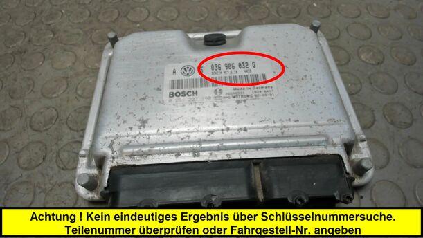Foto: STEUERGERÄT EINSPRITZUNG / MOTORSTEUERGERÄT eines VW Golf 1.4 Cup