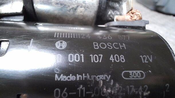 Foto: ANLASSER ( BOSCH ) eines Opel Corsa 1.2 16V Cup
