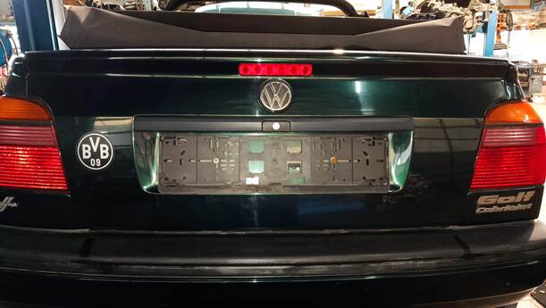 Foto: HECKKLAPPE / HECKDECKEL eines VW Golf Cabrio 1.8 Cup
