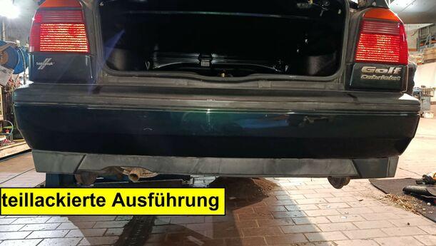 Foto: STOSSSTANGE / STOSSFÄNGER HINTEN eines VW Golf Cabrio 1.8 Cup