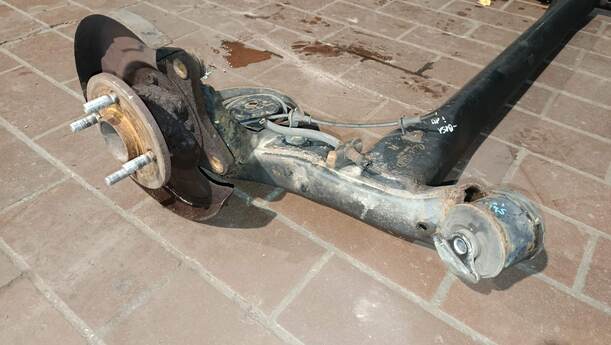 Foto: HINTERACHSE eines Hyundai i10 1.1 Cup