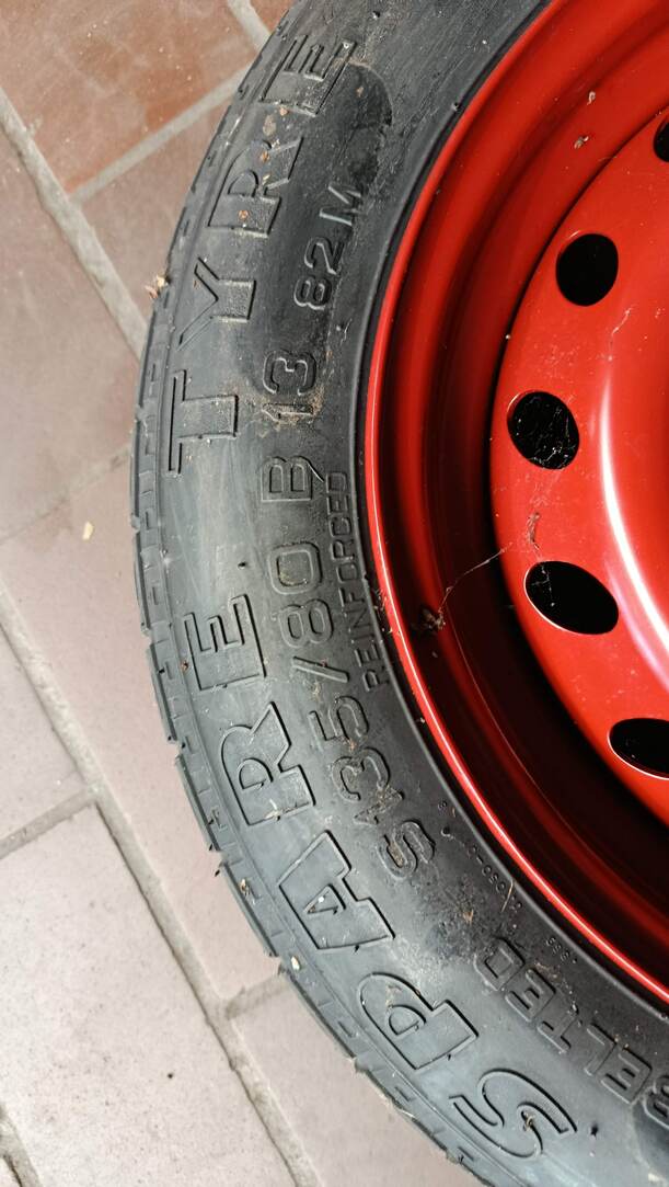 Foto: NOTRAD (13 ZOLL) eines Fiat Panda 1.2