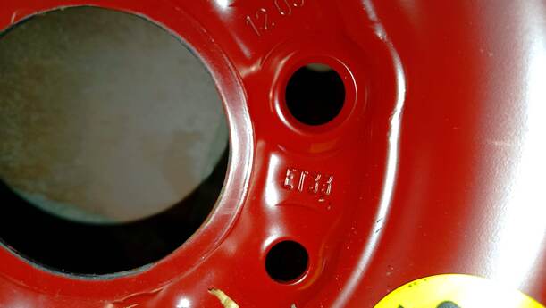 Foto: NOTRAD (13 ZOLL) eines Fiat Panda 1.2