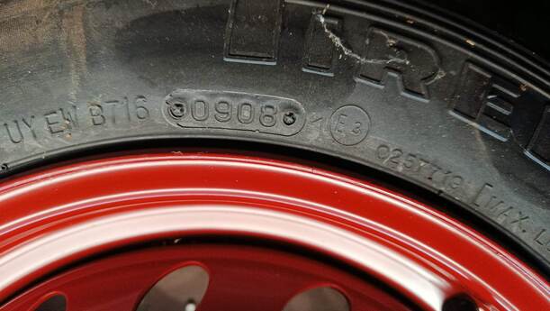 Foto: NOTRAD (13 ZOLL) eines Fiat Panda 1.2