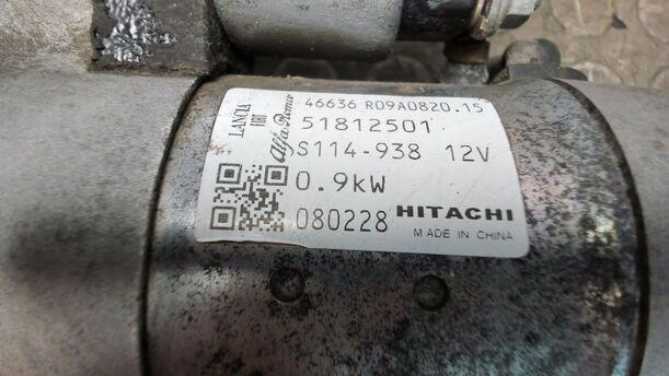 Foto: ANLASSER / STARTER eines Fiat Panda 1.2