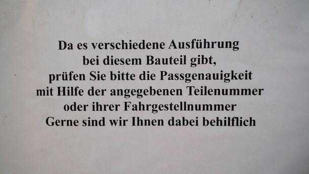 Foto: ANTRIEBSWELLE LINKS ( SCHALTGETRIEBE ) eines VW Polo 1.4 CL