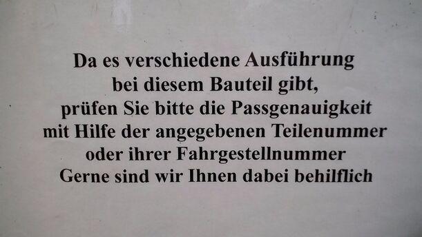 Foto: ANTRIEBSWELLE LINKS ( SCHALTGETRIEBE ) eines VW Passat 2.0 TDI DPF
