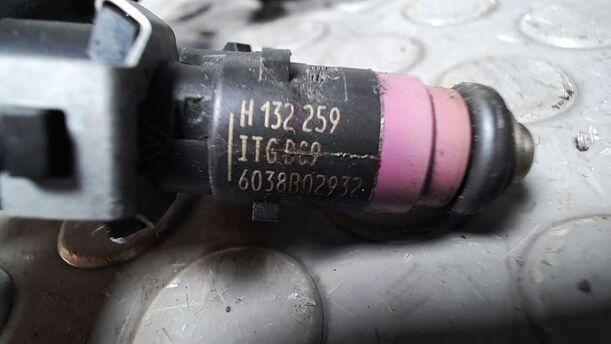 Foto: KRAFTSTOFFVERTEILER/ EINSPRITZDÜSEN eines Renault Clio 1.6 16V