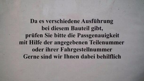 Foto: ANTRIEBSWELLE LINKS ( SCHALTGETRIEBE ) eines Ford Fusion 1.4