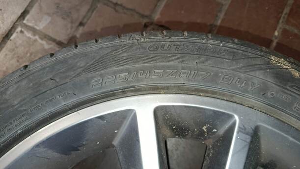Foto: SATZ ALURÄDER / RADSATZ ALUFELGEN ( 17 ZOLL ) eines Opel Zafira 2.2 Automatik