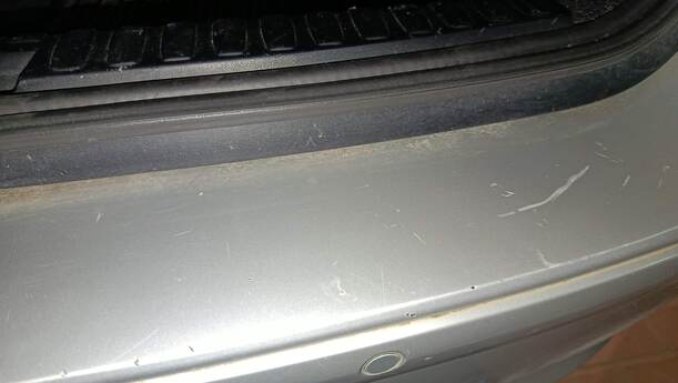 Foto: STOSSFÄNGER / STOßSTANGE HINTEN eines BMW 116i