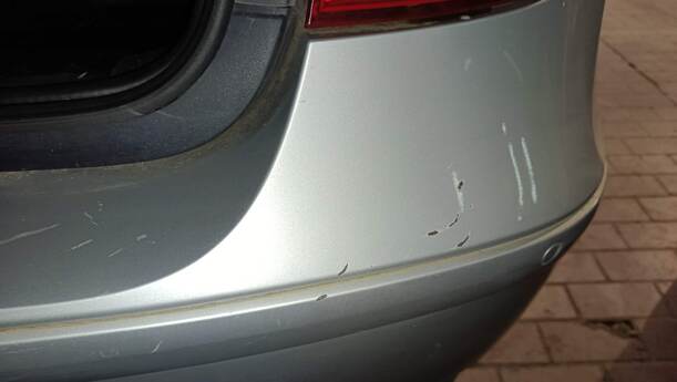 Foto: STOSSFÄNGER / STOßSTANGE HINTEN eines BMW 116i