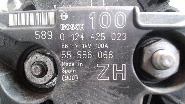 Foto: LICHTMASCHINE ( 100 A ) eines Opel Zafira 2.2 Automatik