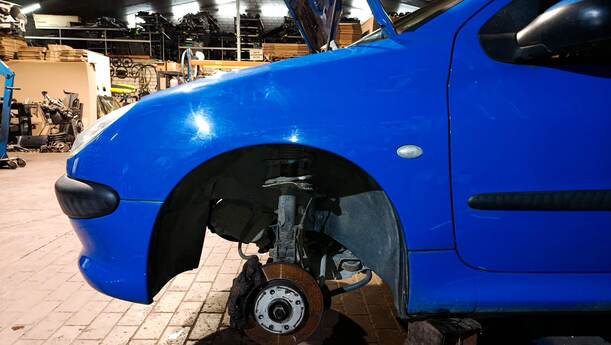 Foto: KOTFLÜGEL LINKS eines Peugeot 206 60