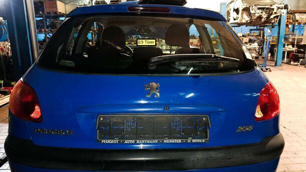 Foto: HECKKLAPPE / HECKDECKEL (LACKIERUNGSBEDÜFTIG) eines Peugeot 206 60