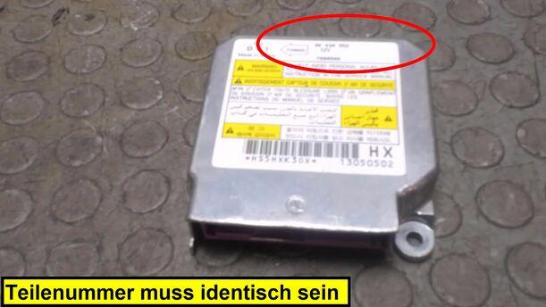 Foto: AIRBAGSTEUERGERÄT eines Chevrolet Kalos 1.4 16V Viva X