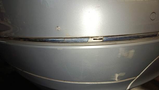 Foto: STOSSFÄNGER / STOßSTANGE HINTEN eines Mercedes-Benz C 200 CDI DPF Viva X