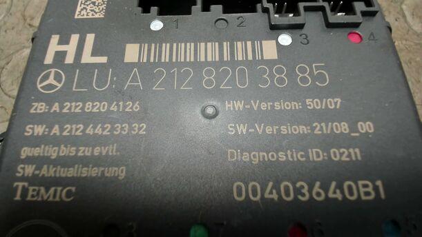 Foto: TÜRSTEUERGERÄT HINTEN LINKS eines Mercedes-Benz C 200 CDI DPF SX