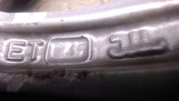 Foto: ALUFELGENSATZ 7X16 ET45 KBA 45985 eines VW Golf 1.9 TDI Ghia