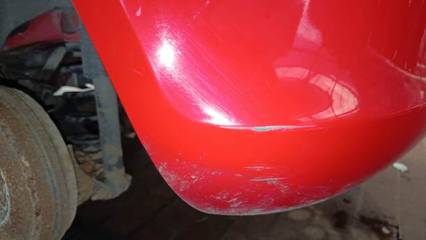 Foto: STOSSFÄNGER/ STOßSTANGE HINTEN eines Opel Corsa 1.4 16V GLS