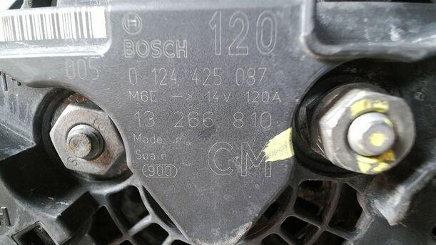 Foto: LICHTMASCHINE ( 120 A ) eines Opel Corsa 1.4 16V