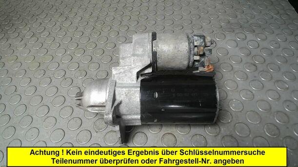 Foto: ANLASSER/ STARTER BOSCH eines Opel Corsa 1.4 16V Cup